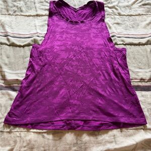 lululemon athletica Vibrant Purple Muscle Tee
